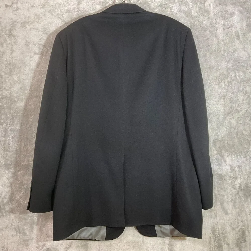 Vintage  Lord & Taylor Men’s  44L 100% Cashmere Blazer Jacket only Black